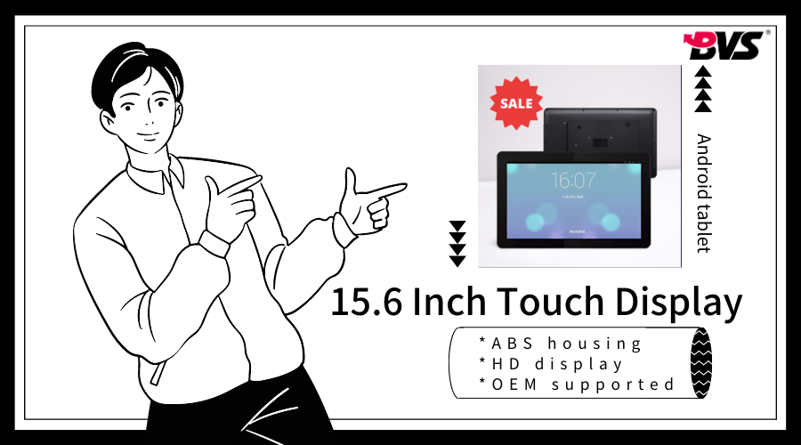 15.6 inch touch display