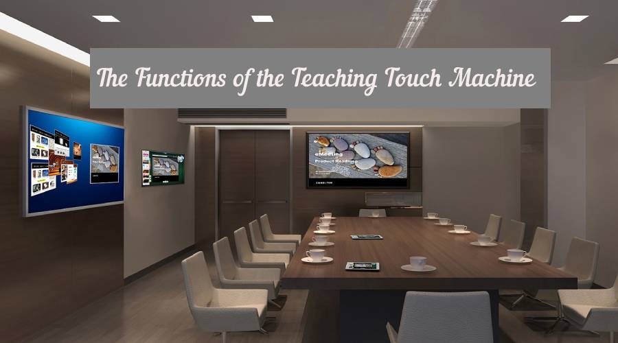 teaching machine with touch screen