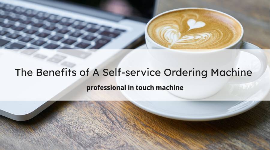 self-service ordering machine in restaurant