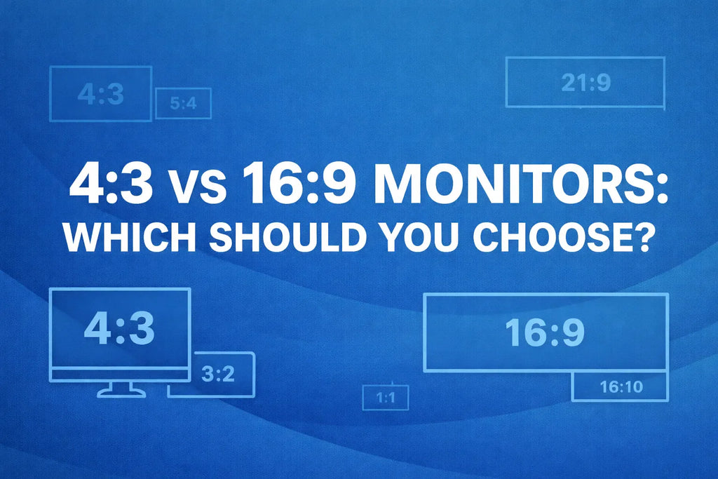 why we moved from 4:3 monitors to 16:9, and how that... 4:3 vs 16:9 Monitors: Which Should You Choose? – BVSLCD