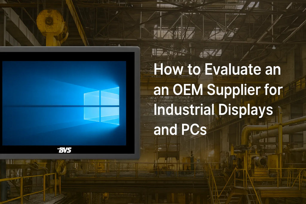 How to Evaluate an OEM Supplier for Industrial Displays and PCs