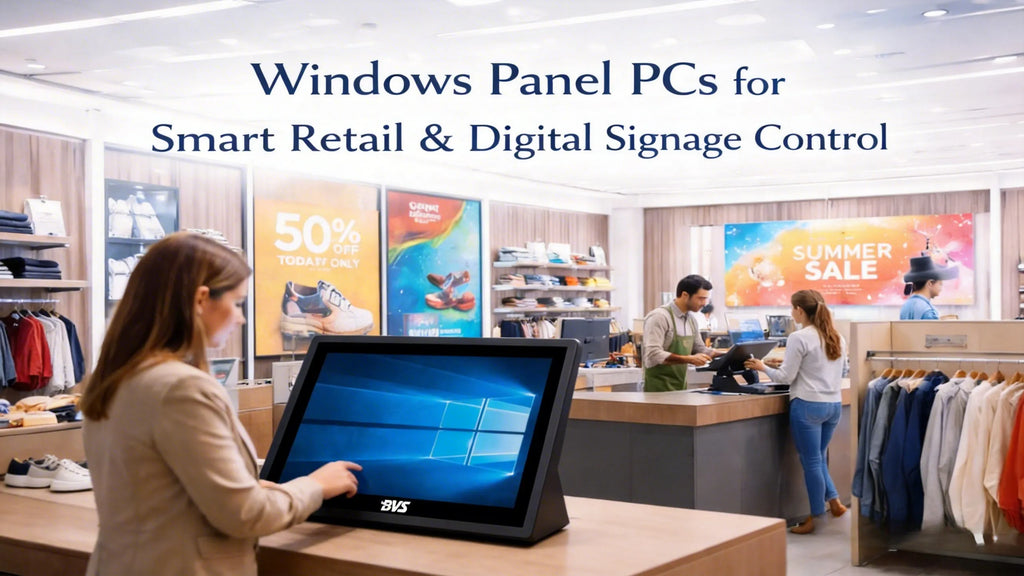 Windows Panel PCs for Smart Retail and Digital Signage Control – BVSLCD