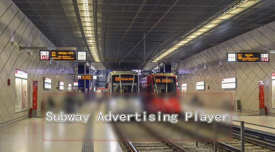 subway advertising player