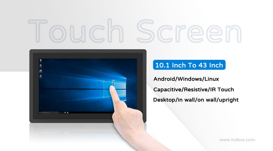 Different technical principles between touch screens